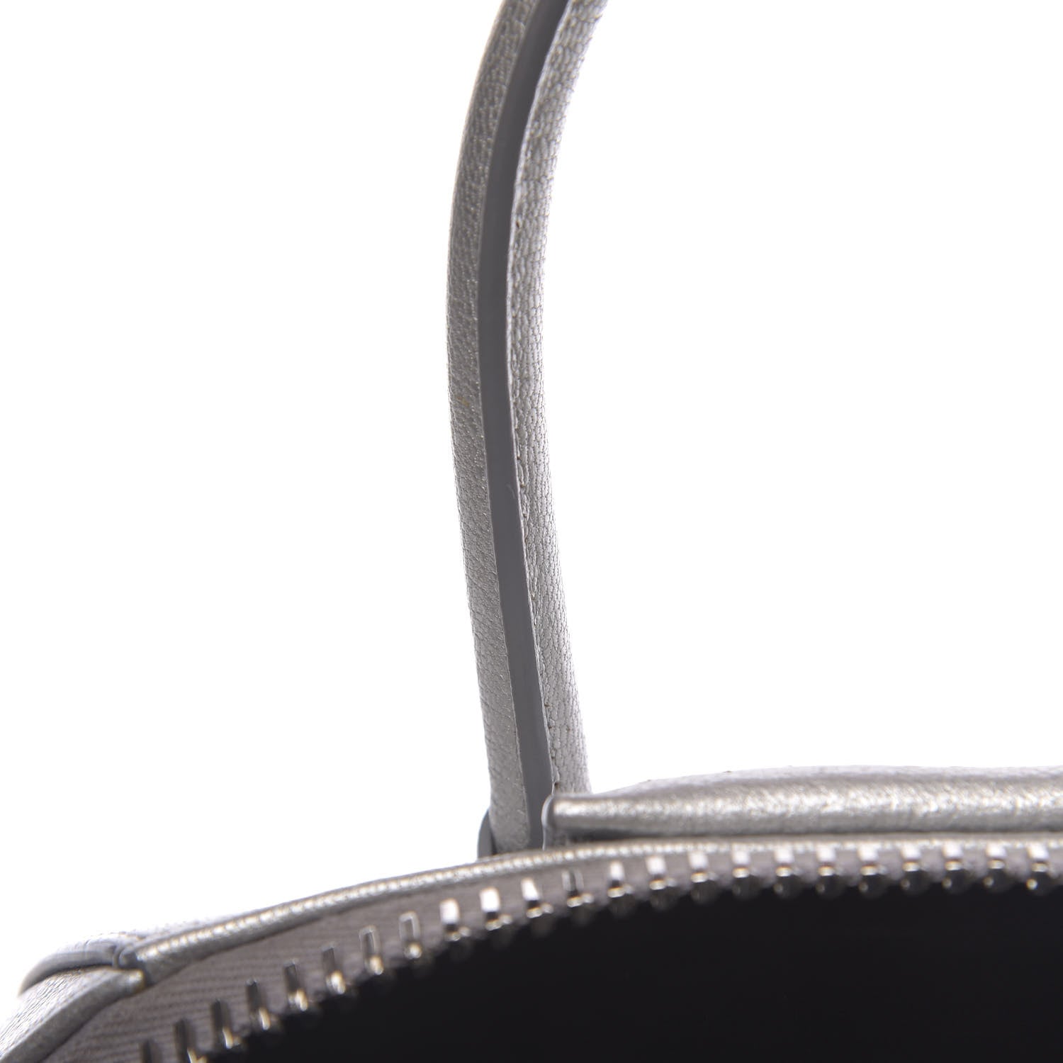 Givenchy Metallic Sugar Goatskin Mini Antigona Silver 25 of 27