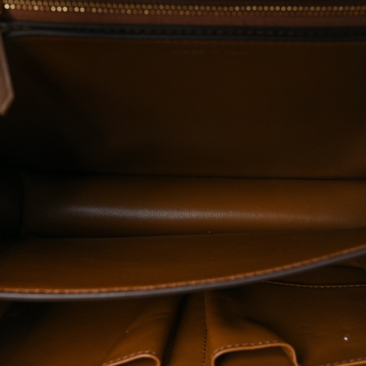 Liege Calfskin Medium Classic Box Flap Bag Camel