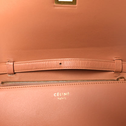 Celine Box Calfskin Medium Classic Box Flap Bag Nude 13 of 16