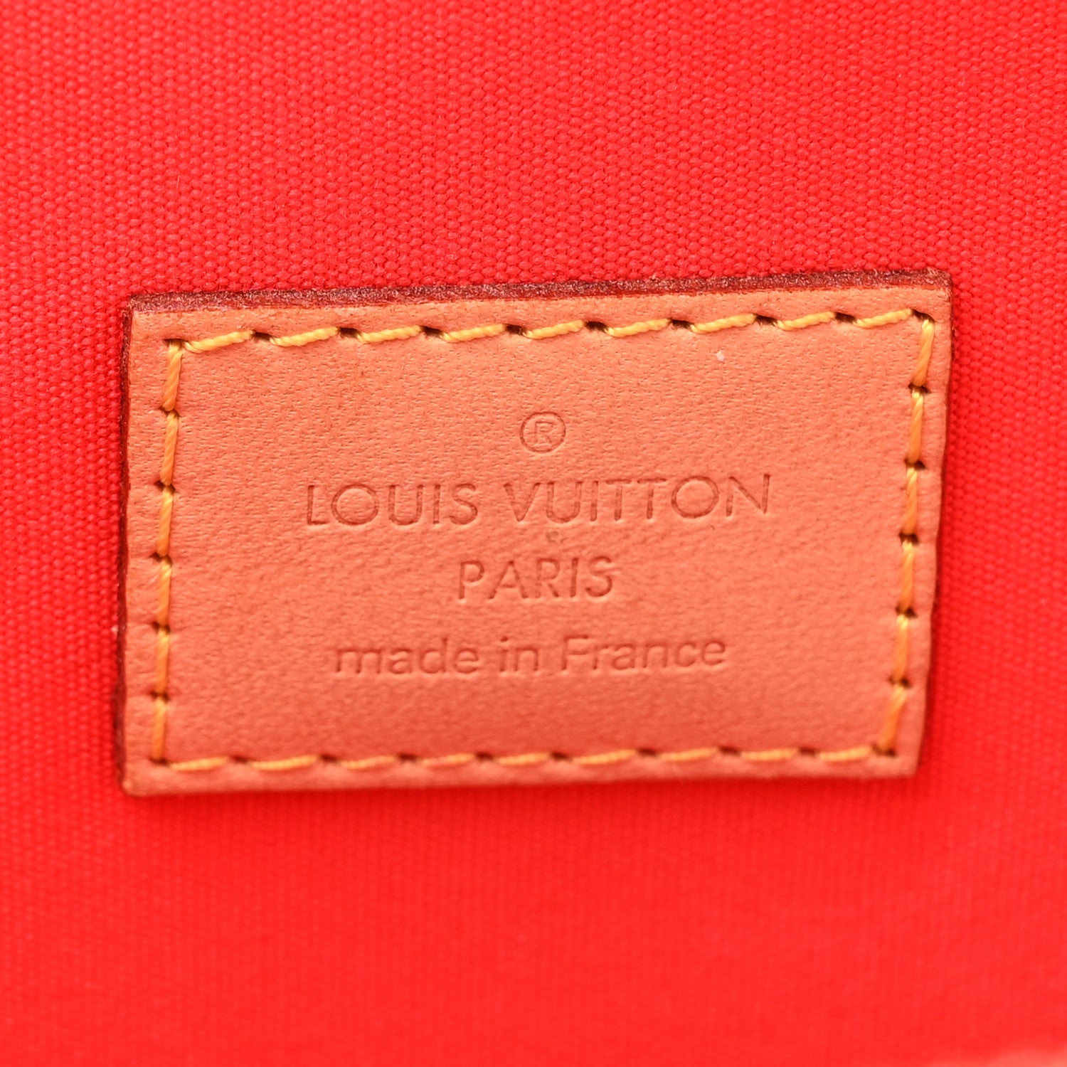 Louis Vuitton Vernis Alma GM Rouge Grenadine 6 of 14
