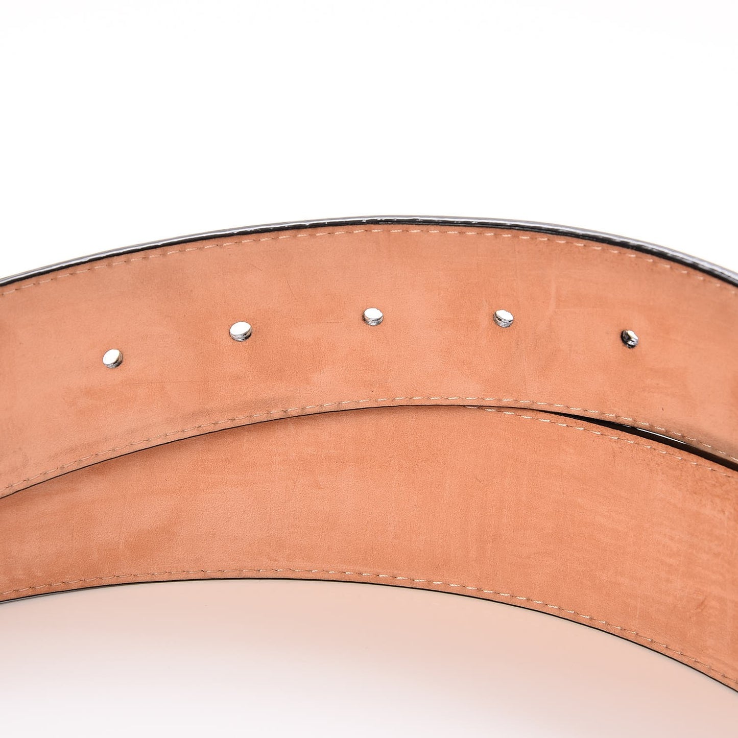 Epi Electric 40mm LV Initiales Belt 90 36 Black