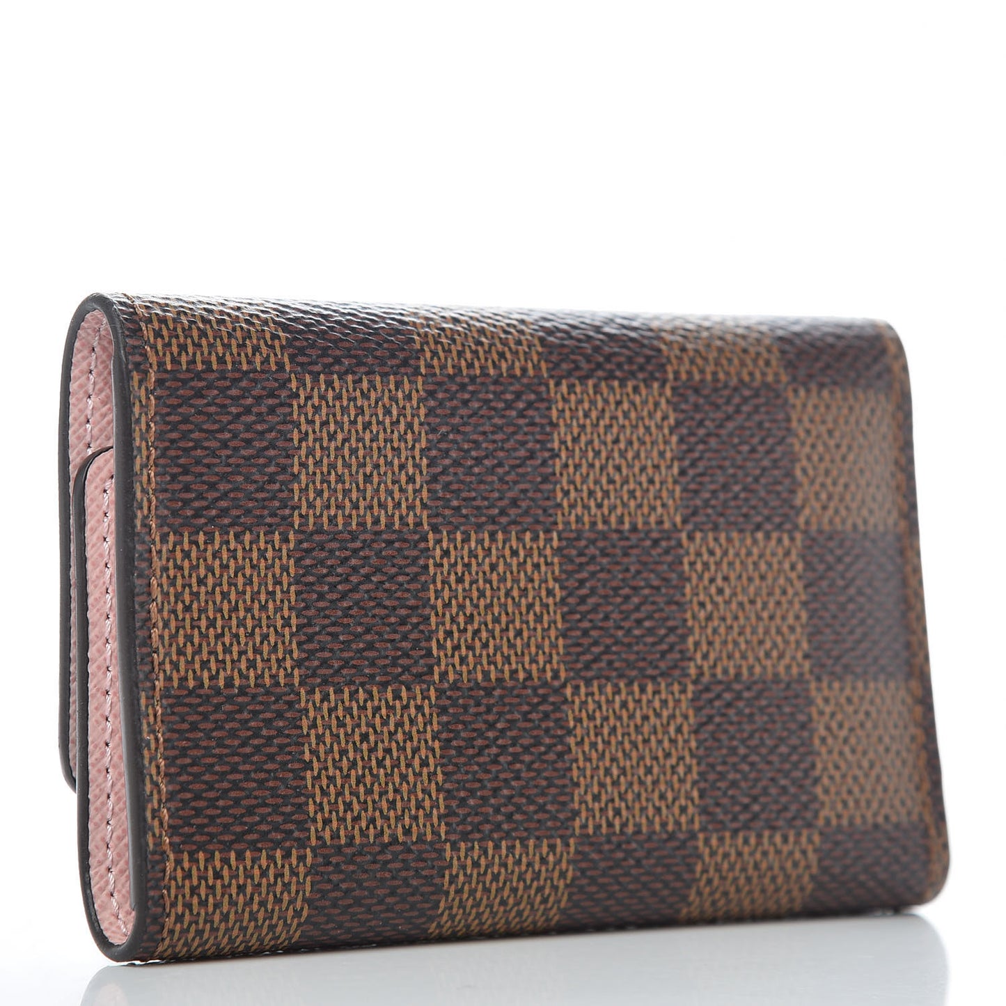 Damier Ebene Multicles 6 Key Holder Rose Ballerine
