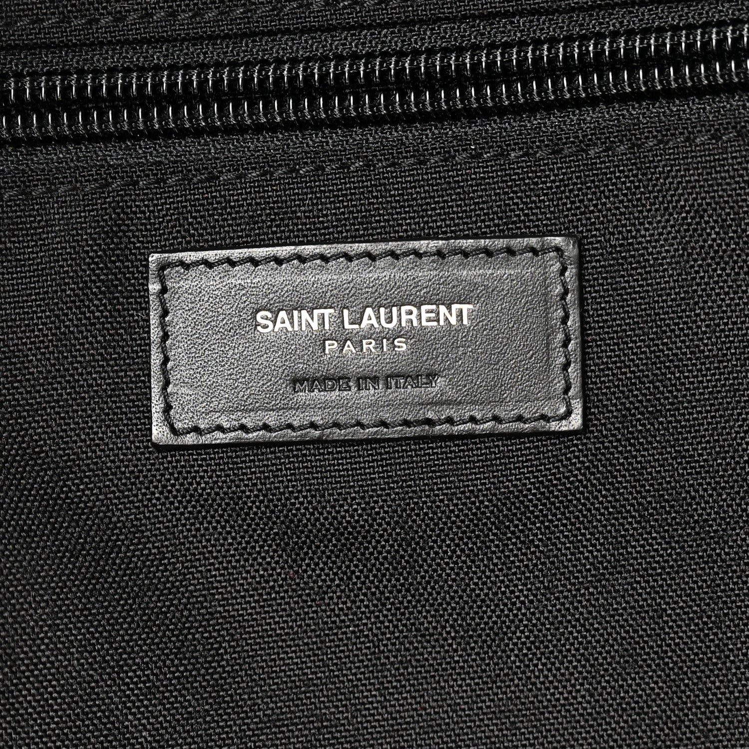 Saint Laurent Nylon Palm Tree Sunset Print Hunting Backpack Red Yellow Black 6 of 13