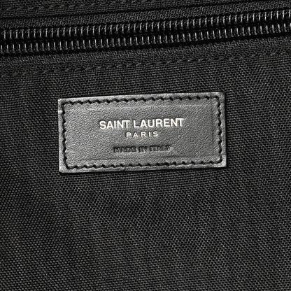 Saint Laurent Nylon Palm Tree Sunset Print Hunting Backpack Red Yellow Black 6 of 13