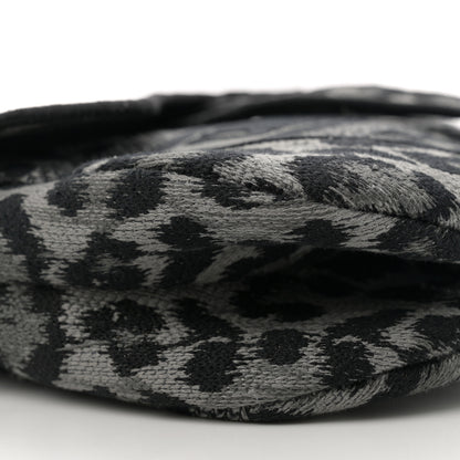 Christian Dior Canvas Mizza Embroidered Saddle Bag Gray 9 of 11