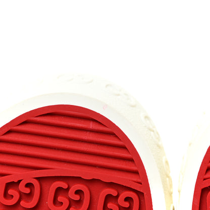 Gucci GG Monogram Womens 1977 Tennis Slip On 30mm Sneakers 36 Beige Ebony Mystic White 8 of 10