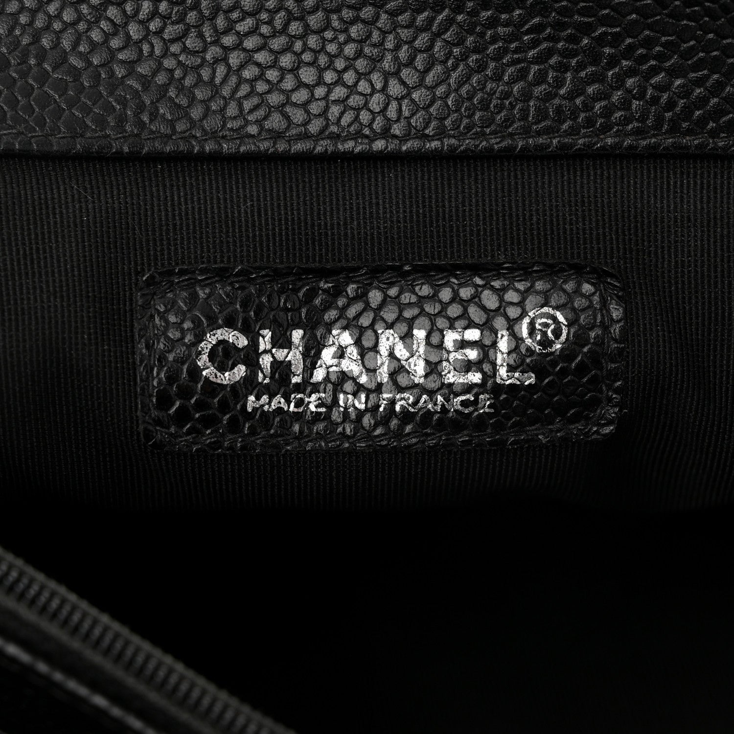 Chanel Caviar Quilted CC Shoulder Bag Black 7 of 15