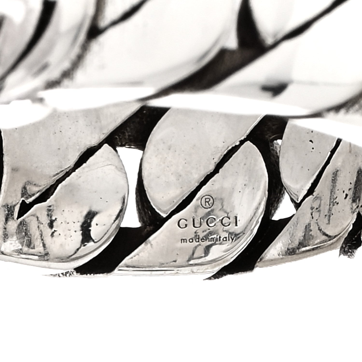 Gucci Sterling Silver Interlocking G Ear Cuff 4 of 4