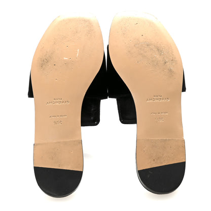Givenchy Velvet Crystal 4G Flat Sandals 36.5 Black 6 of 9