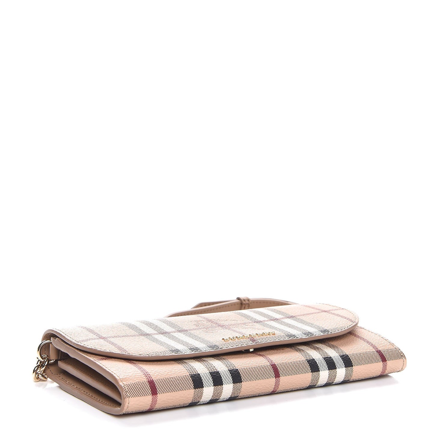 Haymarket Check Henley Wallet On Chain Mid Camel