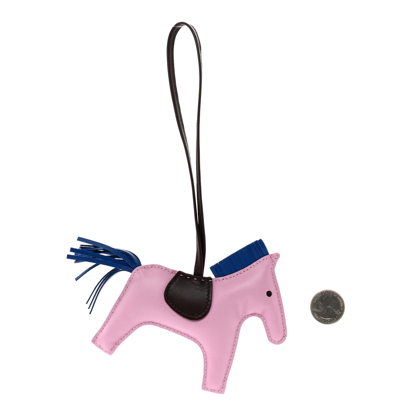 Milo Lambskin Grigri Rodeo Horse Bag Charm MM Mauve Sylvestre Bleu France Rouge Sellier