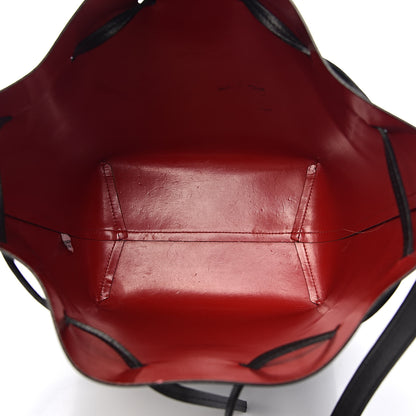 Mansur Gavriel Saffiano Bucket Bag Black Flamma 6 of 12