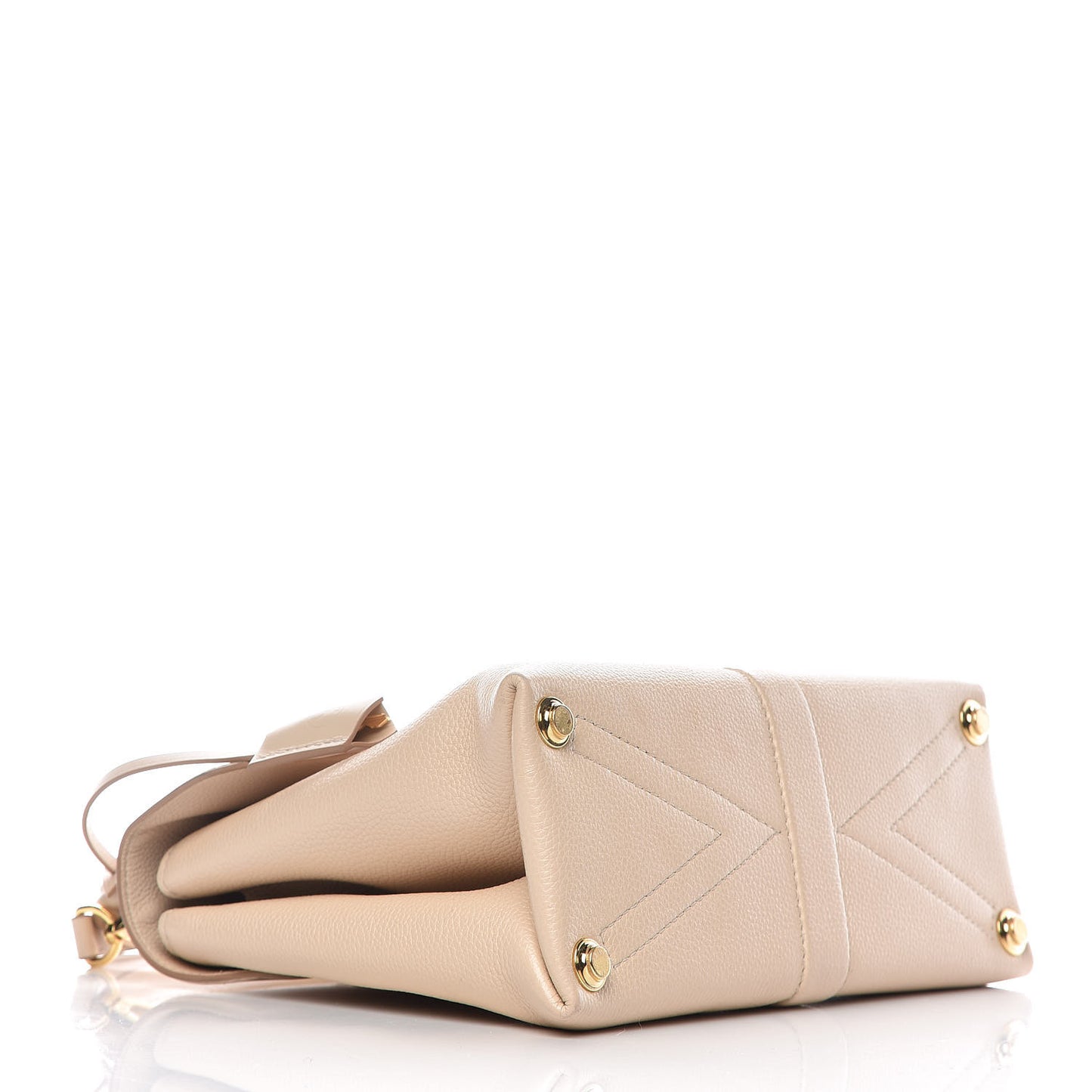 Grained Smooth Calfskin Rose Des Vents PM Creme