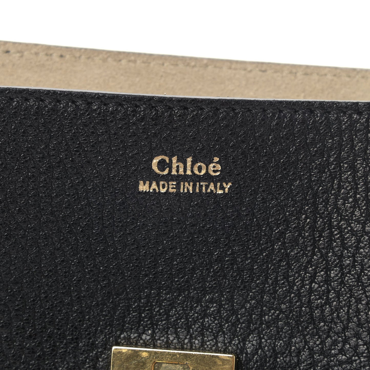 Grained Lambskin Mini Drew Shoulder Bag Black