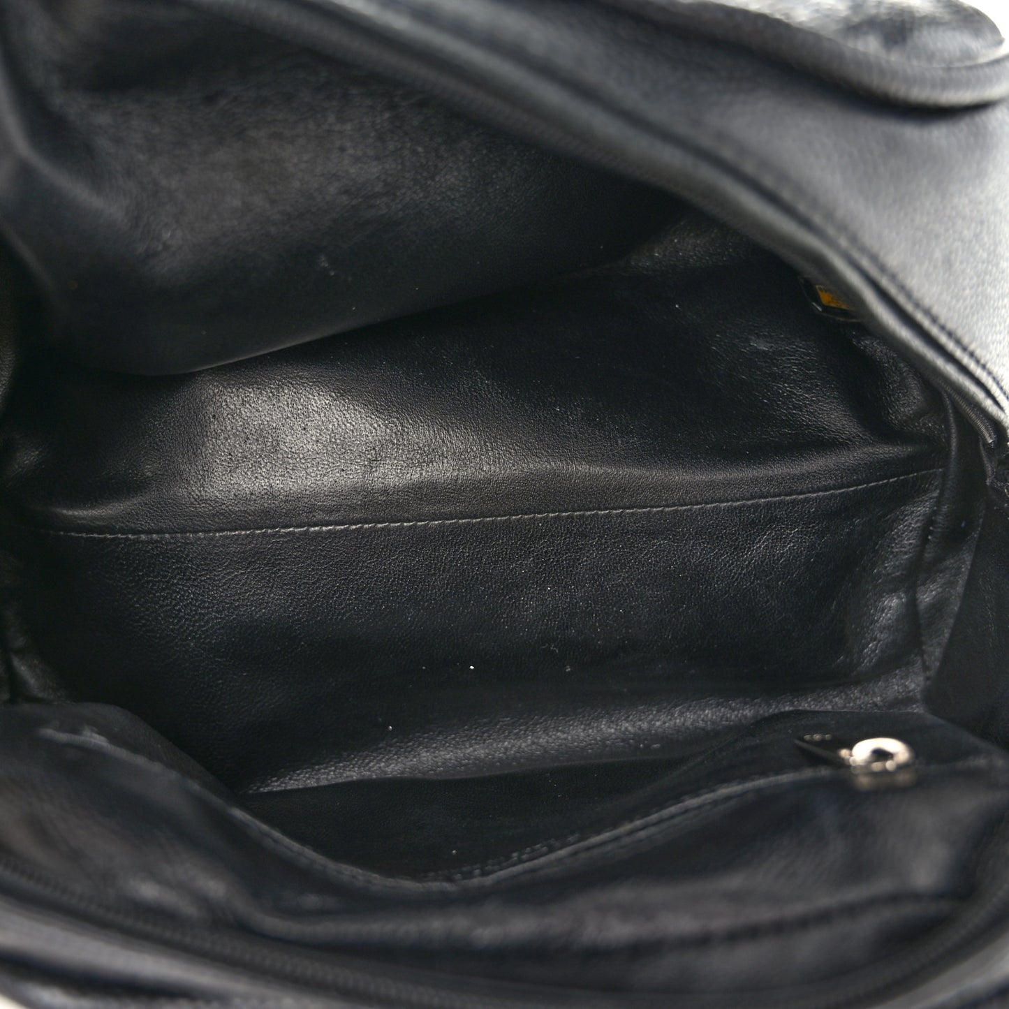 Caviar Quilted Small Bowler Black