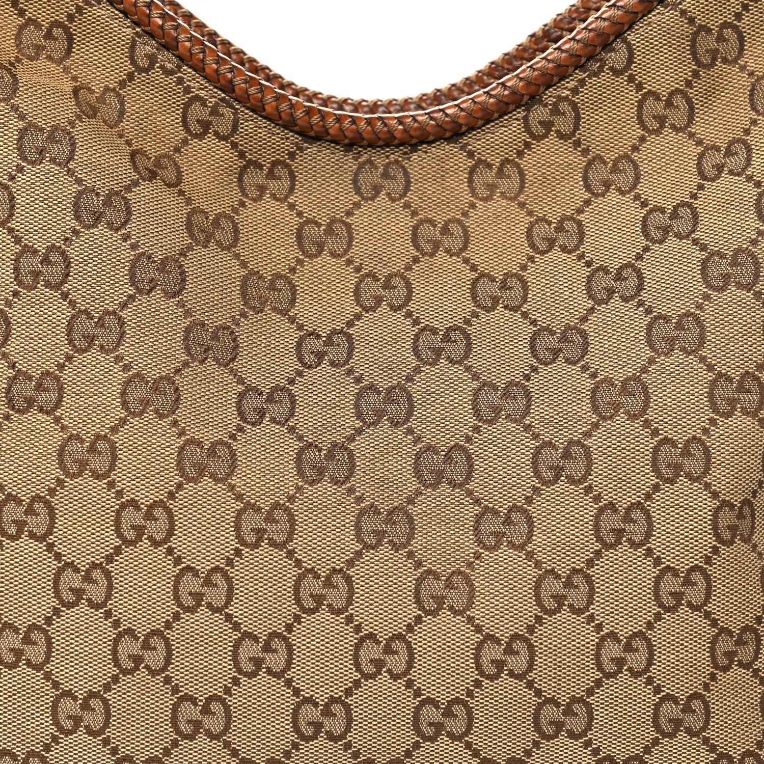 Gucci Monogram Medium Marrakech Hobo Camel 8 of 14