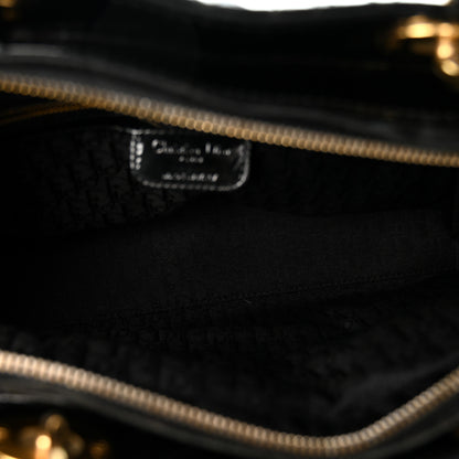 Christian Dior Patent Cannage Large Lady Dior Black 5 of 10