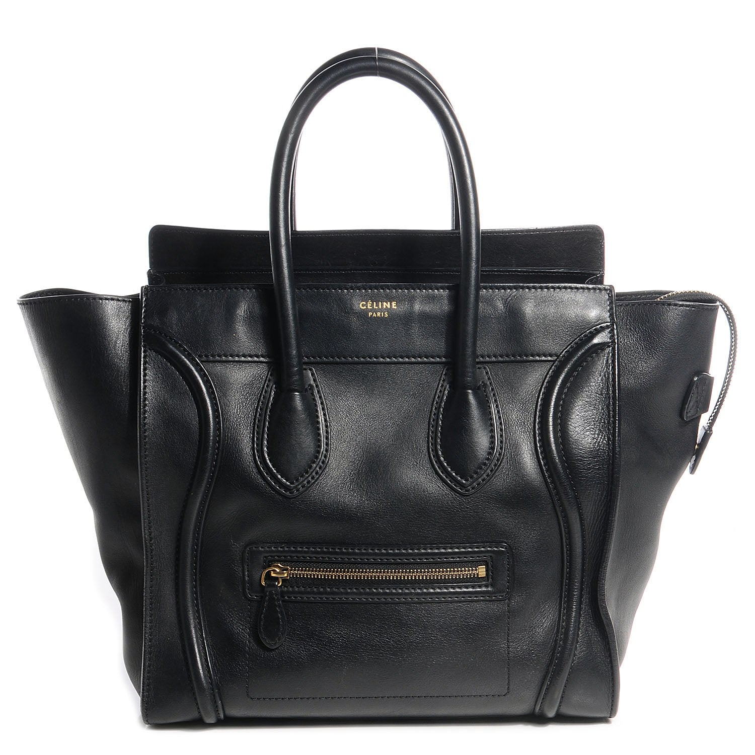 Celine Smooth Calfskin Mini Luggage Black 1 of 9