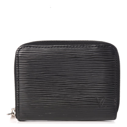 Louis Vuitton Epi Zippy Coin Purse Black 1 of 8