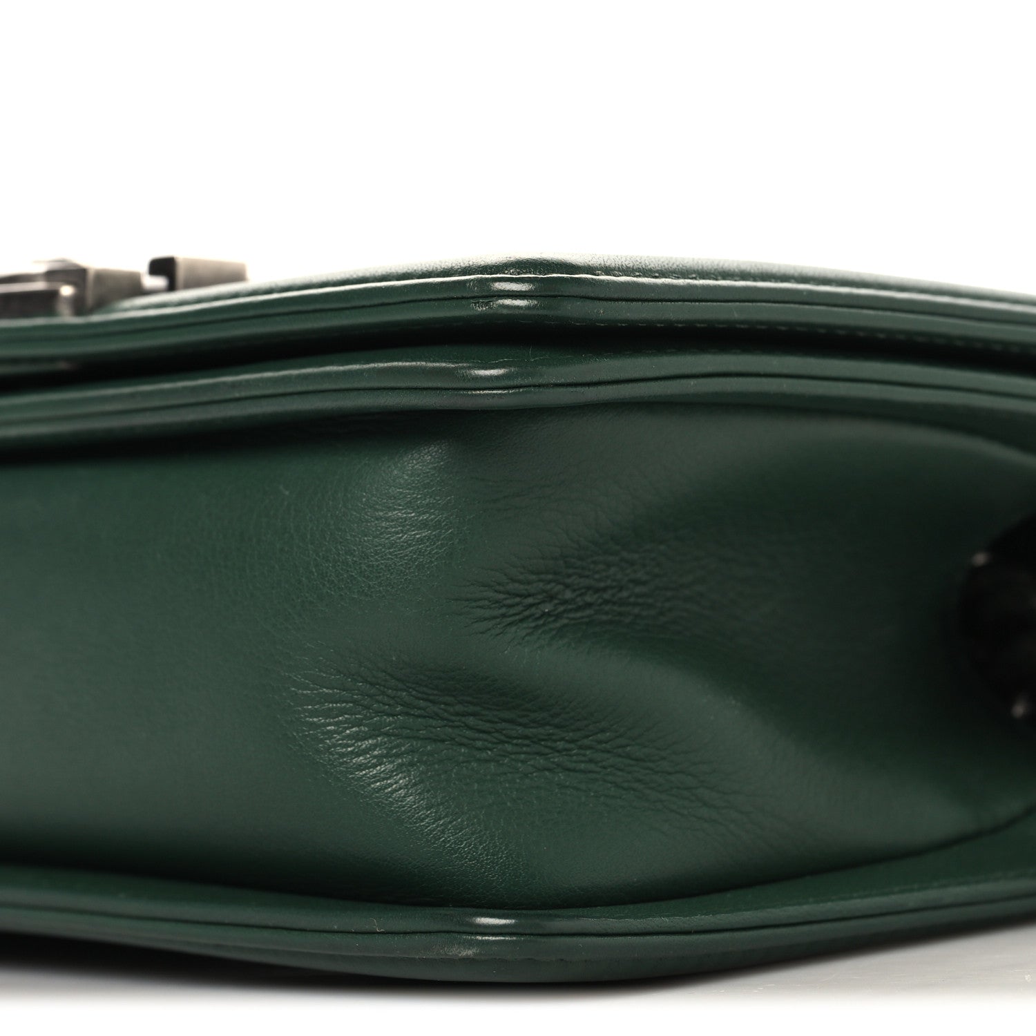 Chanel Calfskin Chevron Quilted Small Boy Flap Green 10 of 10