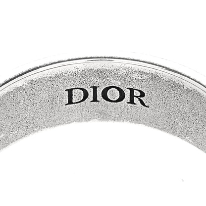 Christian Dior Sterling Silver CD Diamond Band Ring 59 8.75 5 of 5