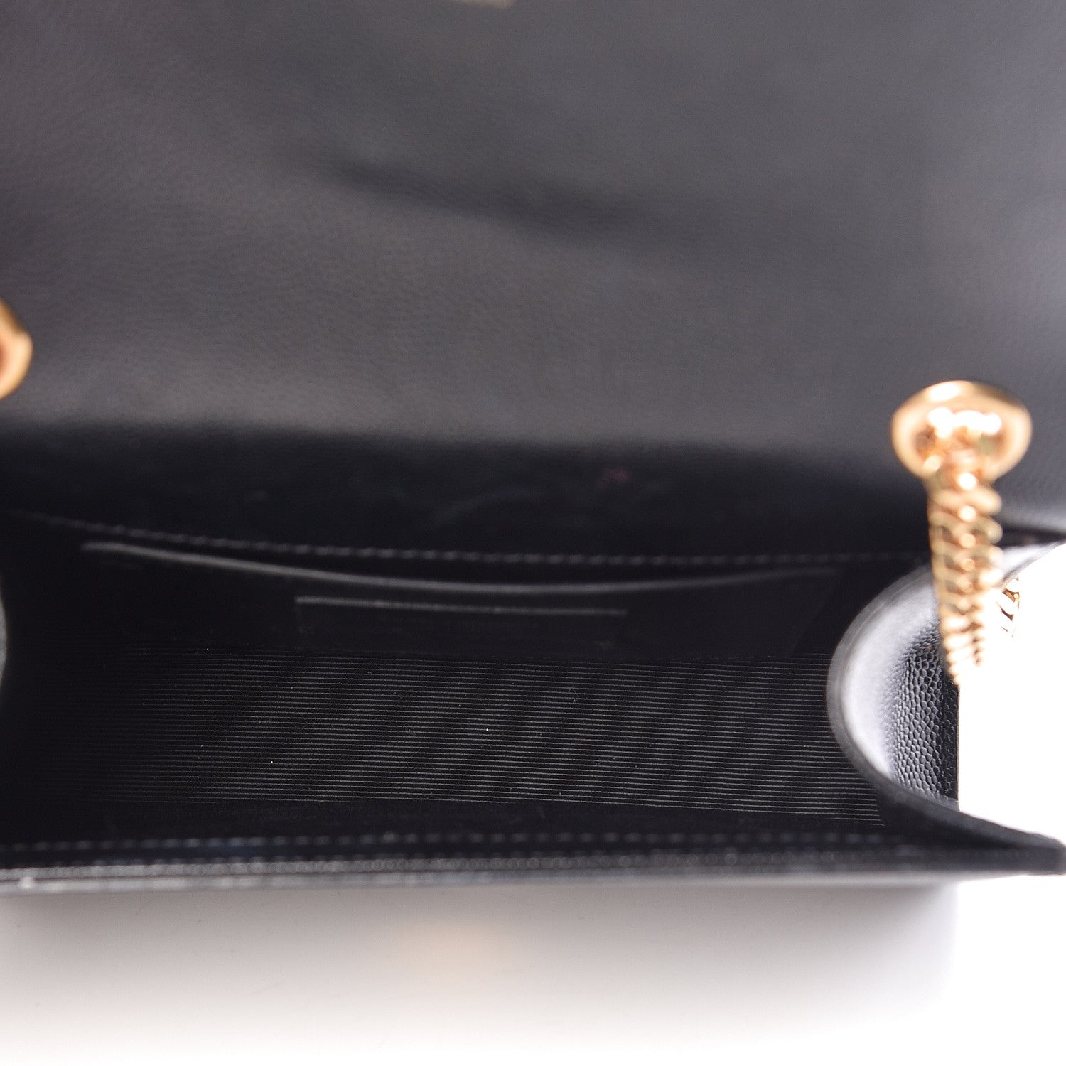 Saint Laurent Grain De Poudre Small Monogram Kate Satchel Black 5 of 14