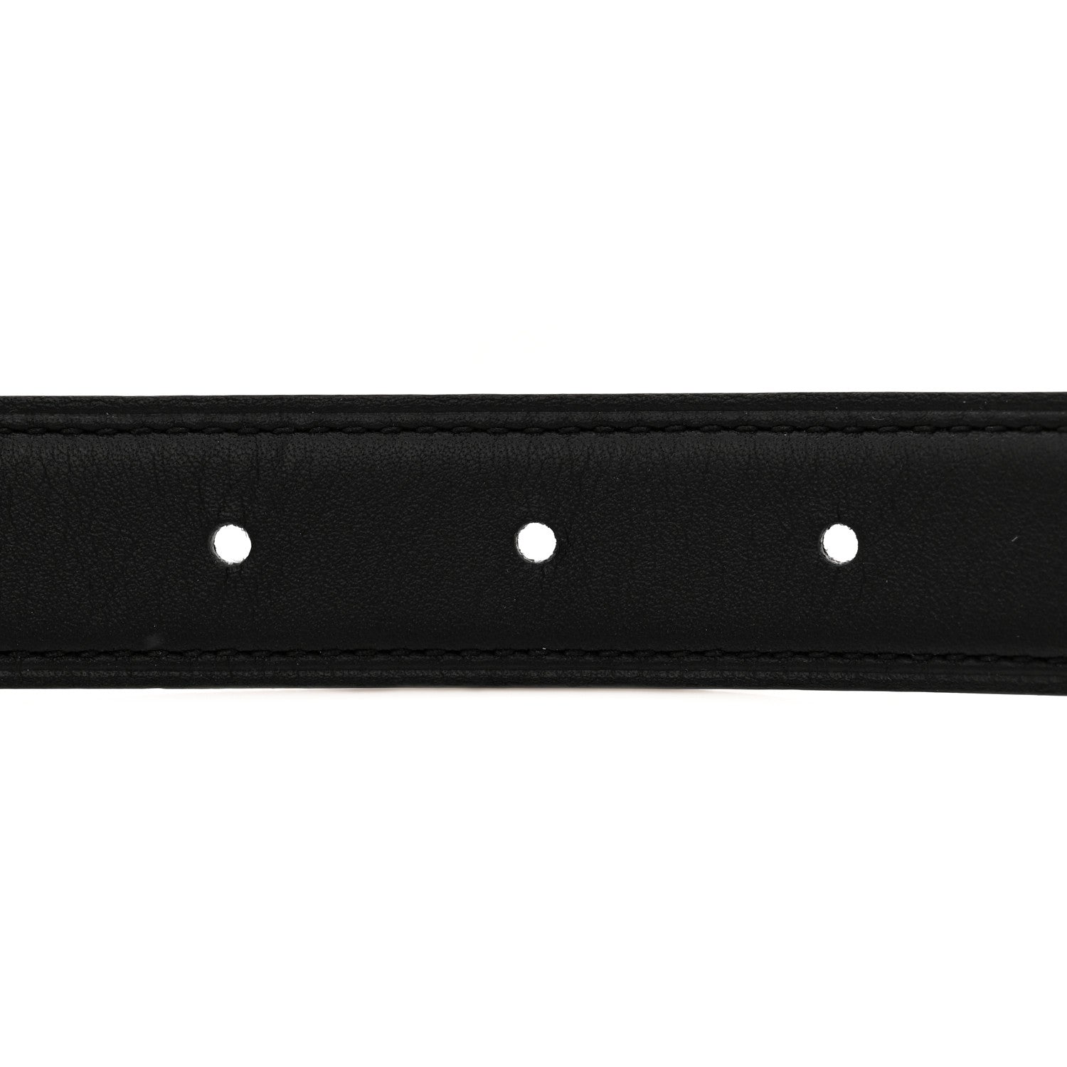 Hermes Swift Epsom 24mm Gamma Belt 85 Black Etoupe 4 of 6