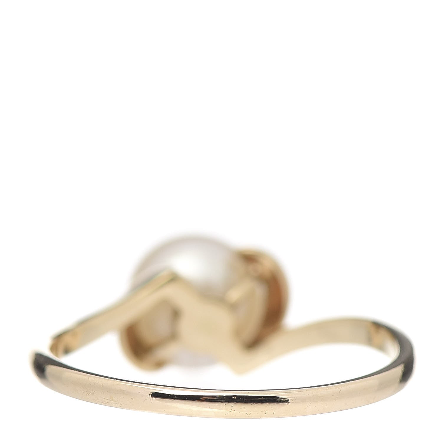 Mikimoto 14K Yellow Gold Akoya Pearl 7mm Ring 52 6 4 of 5