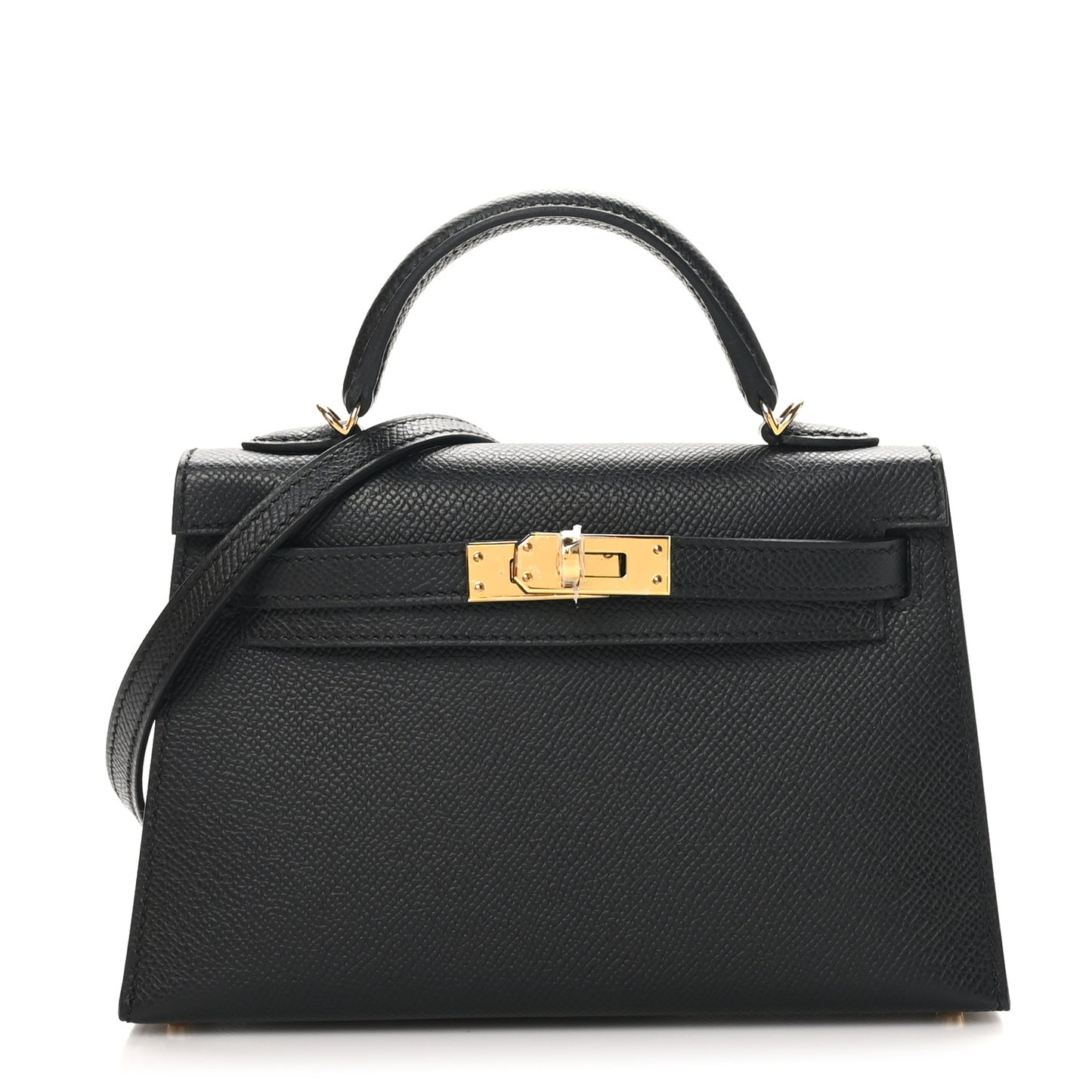 Epsom Mini Kelly Sellier 20 Black