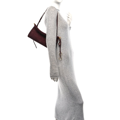Alaia Nubuck Medium Le Click East West Bag Rouge Grenat 2 of 9