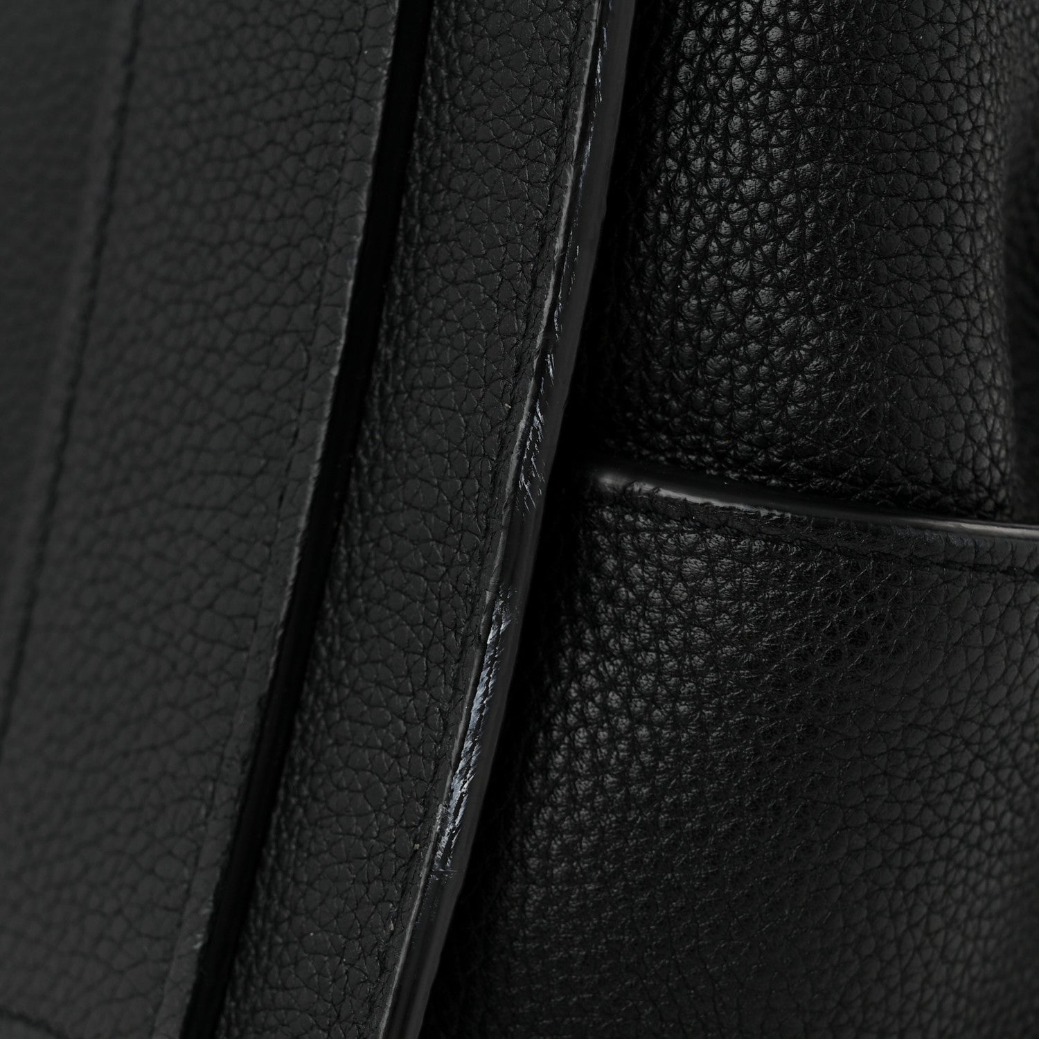 Saint Laurent Grained Calfskin Medium Souple Sac De Jour Black 11 of 12