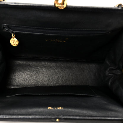 Chanel Caviar Quilted Kisslock Shoulder Bag Black 4 of 11