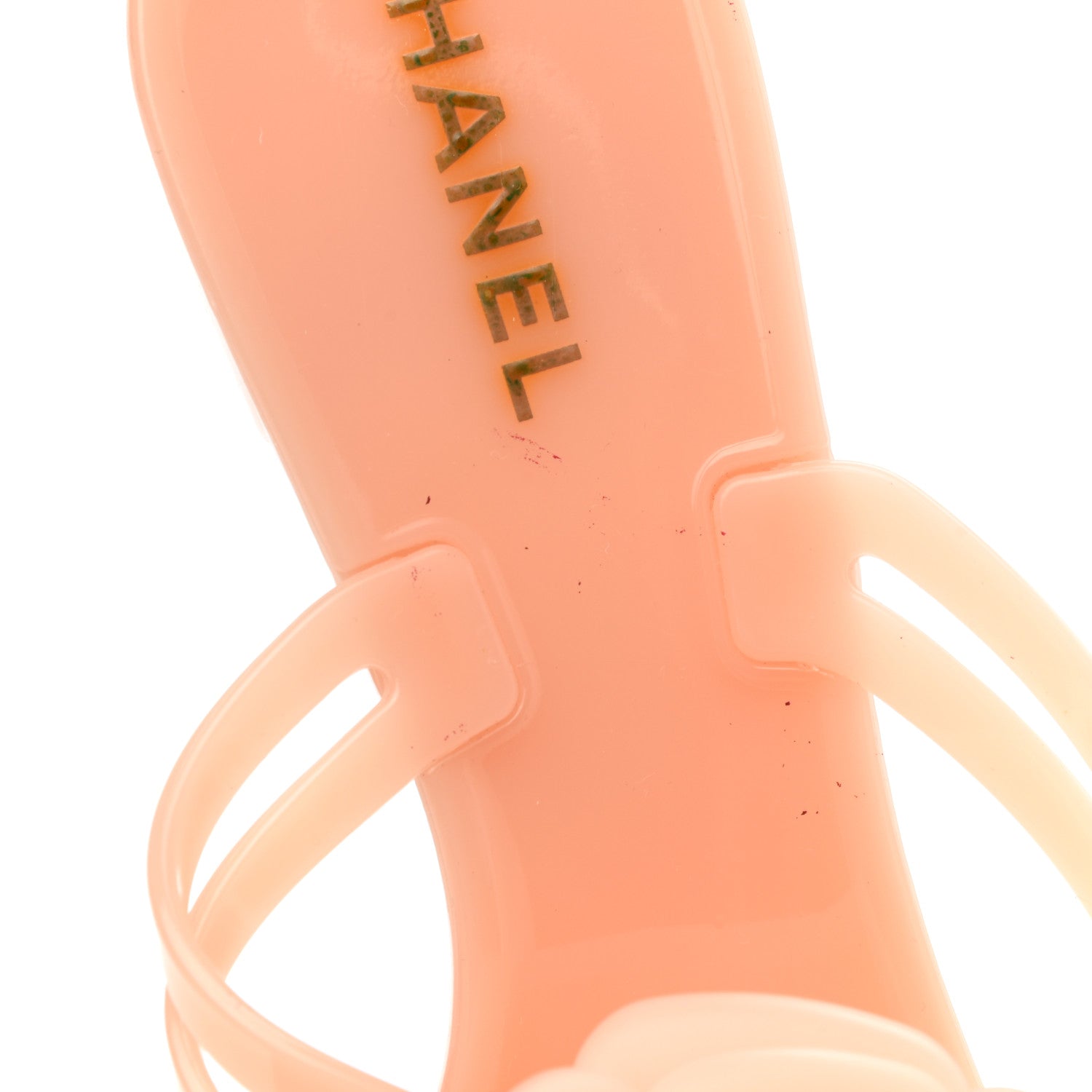 Chanel Jelly Camellia Thong Sandals 38 Pink 9 of 9