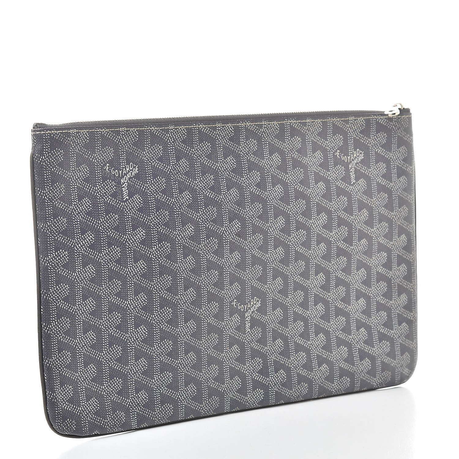 Goyard Goyardine Senat Pochette MM Grey 3 of 9