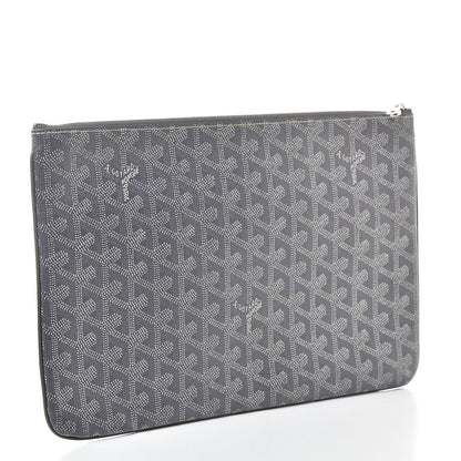 Goyard Goyardine Senat Pochette MM Grey 3 of 9