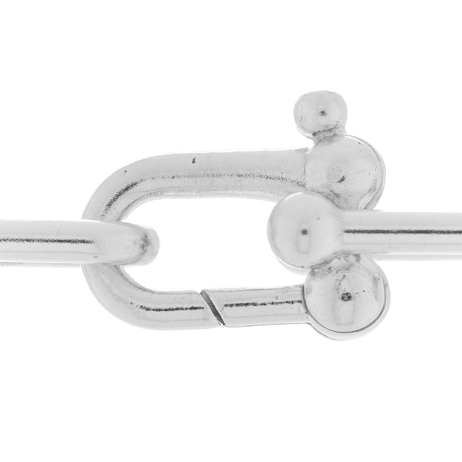Tiffany Sterling Silver HardWear Graduated Link Necklace 4 of 6
