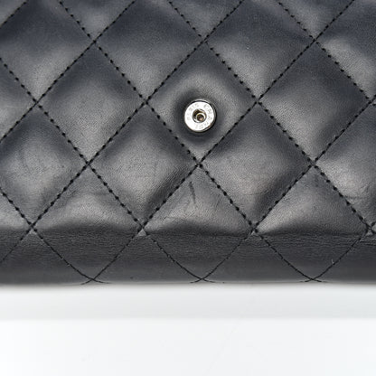 Chanel Calfskin Quilted Cambon Tri-Fold Wallet Black 12 of 16