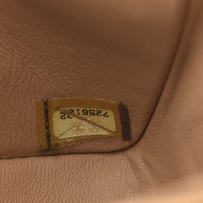 Chanel Lambskin Quilted Medium Double Flap Beige 9 of 9