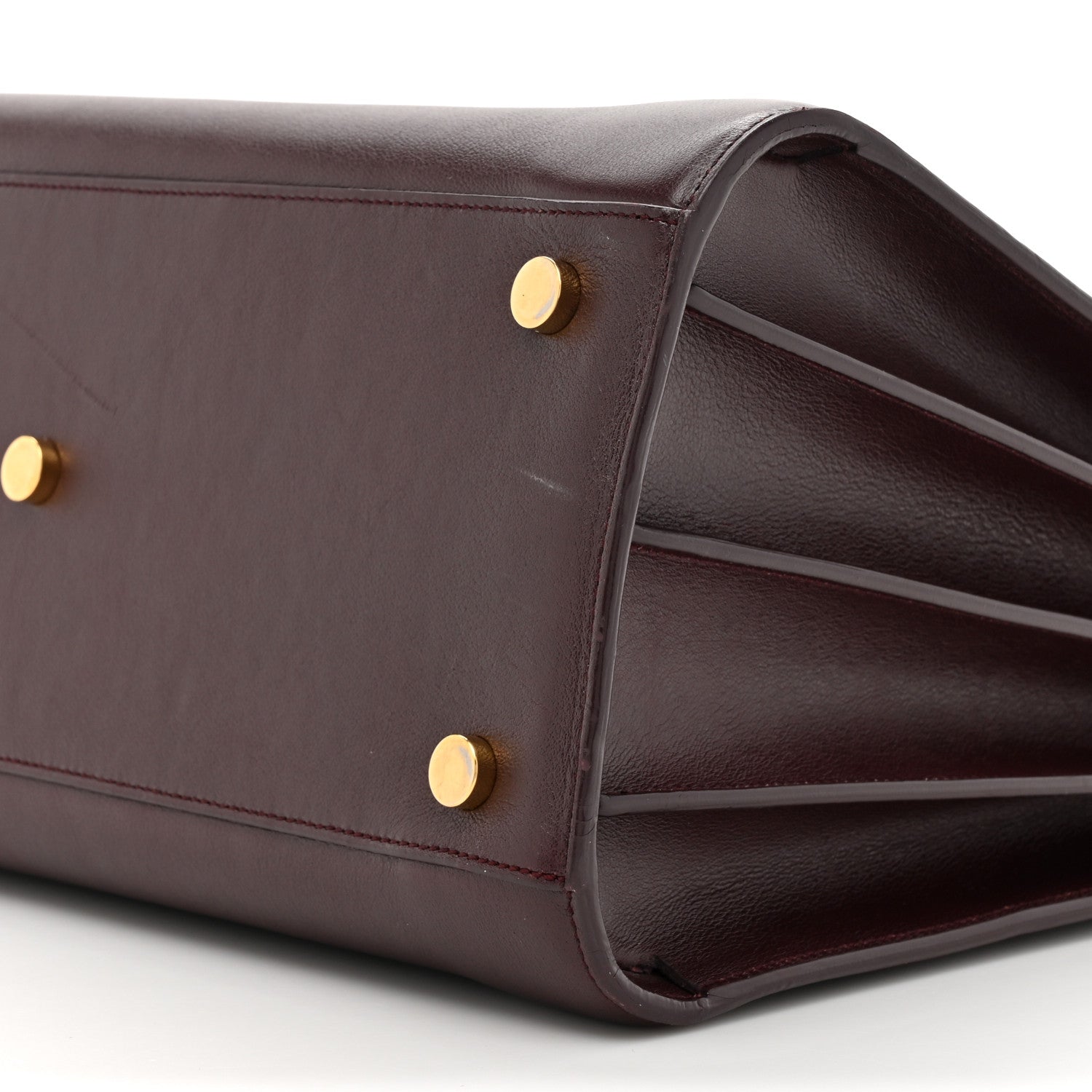 Saint Laurent Calfskin Small Sac De Jour Bordeaux 11 of 19