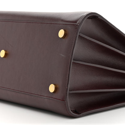 Saint Laurent Calfskin Small Sac De Jour Bordeaux 11 of 19