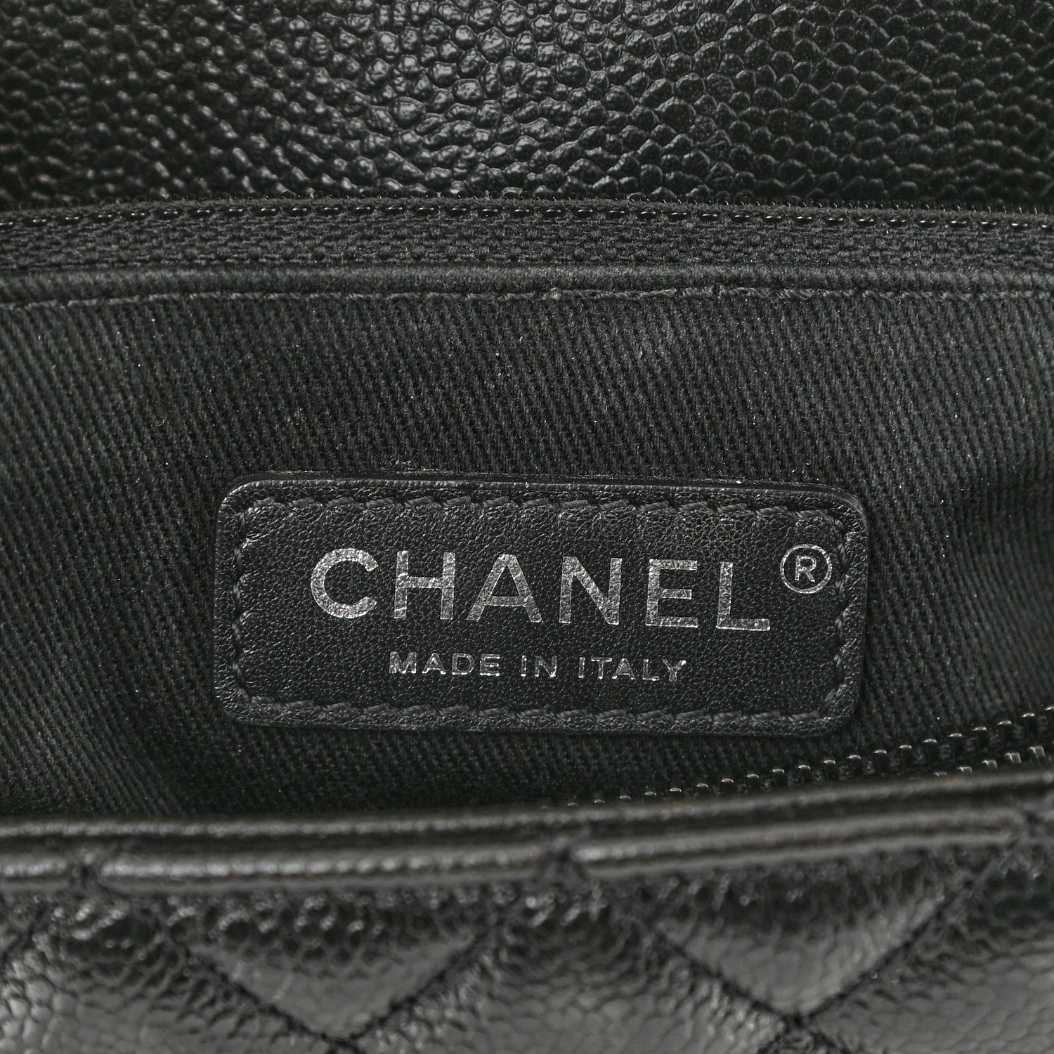 Chanel Caviar Quilted Small Coco Handle Flap So Black 6 of 11