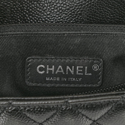 Chanel Caviar Quilted Small Coco Handle Flap So Black 6 of 11