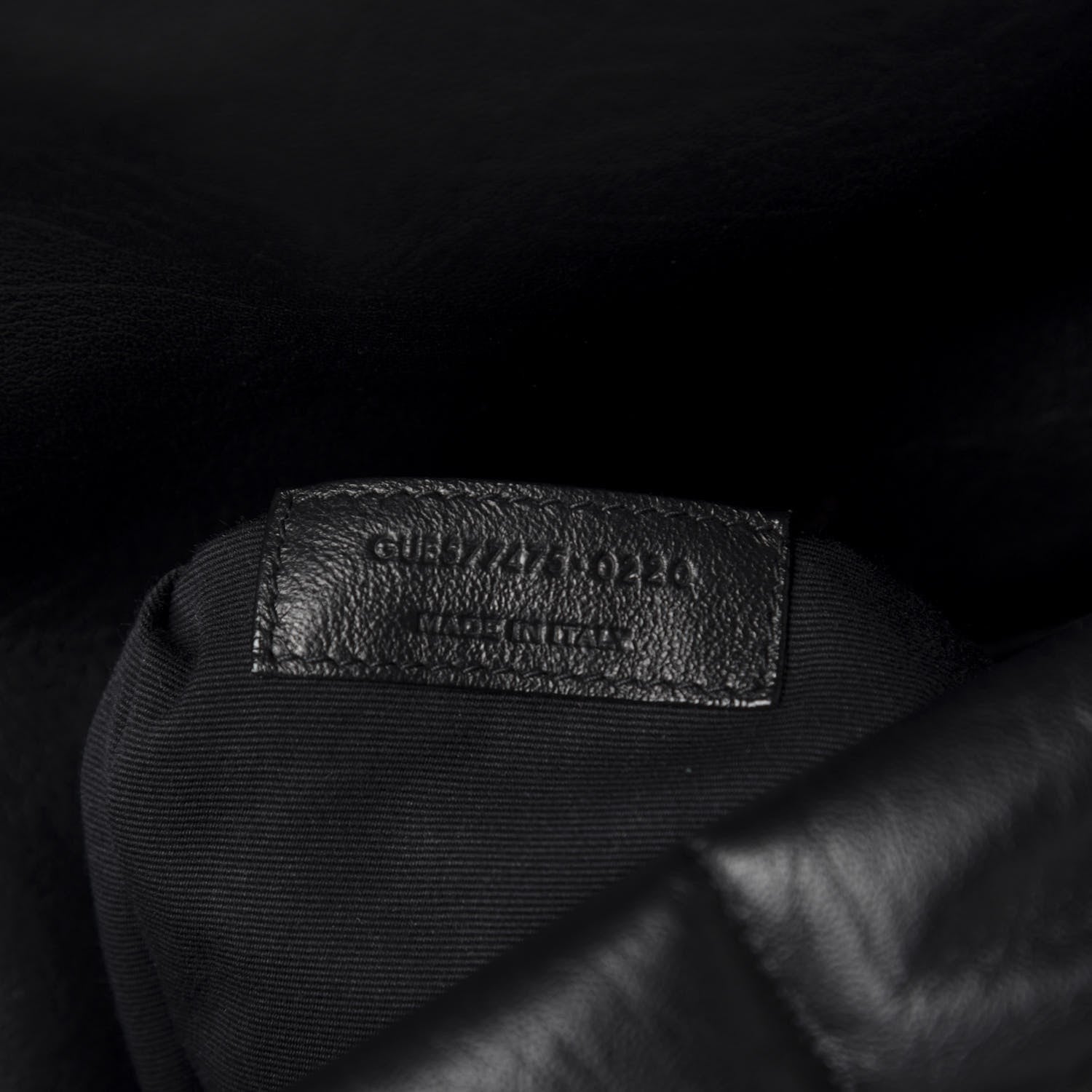 Saint Laurent Lambskin Quilted Medium Loulou Puffer Monogram Chain Satchel Black 10 of 11