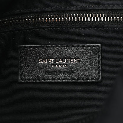 Saint Laurent Crinkled Calfskin Matelasse Monogram Medium Niki Shopper Tote New Vert 6 of 8