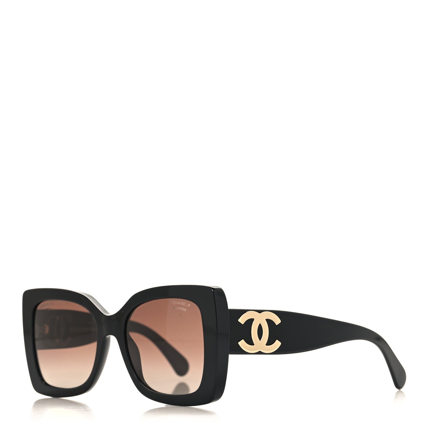 Square Polarized CC Sunglasses 5494-A Black