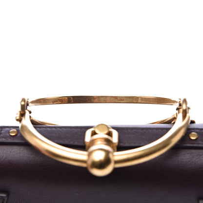 Chloe Calfskin Suede Small Nile Bracelet Bag Carbon Brown 12 of 13