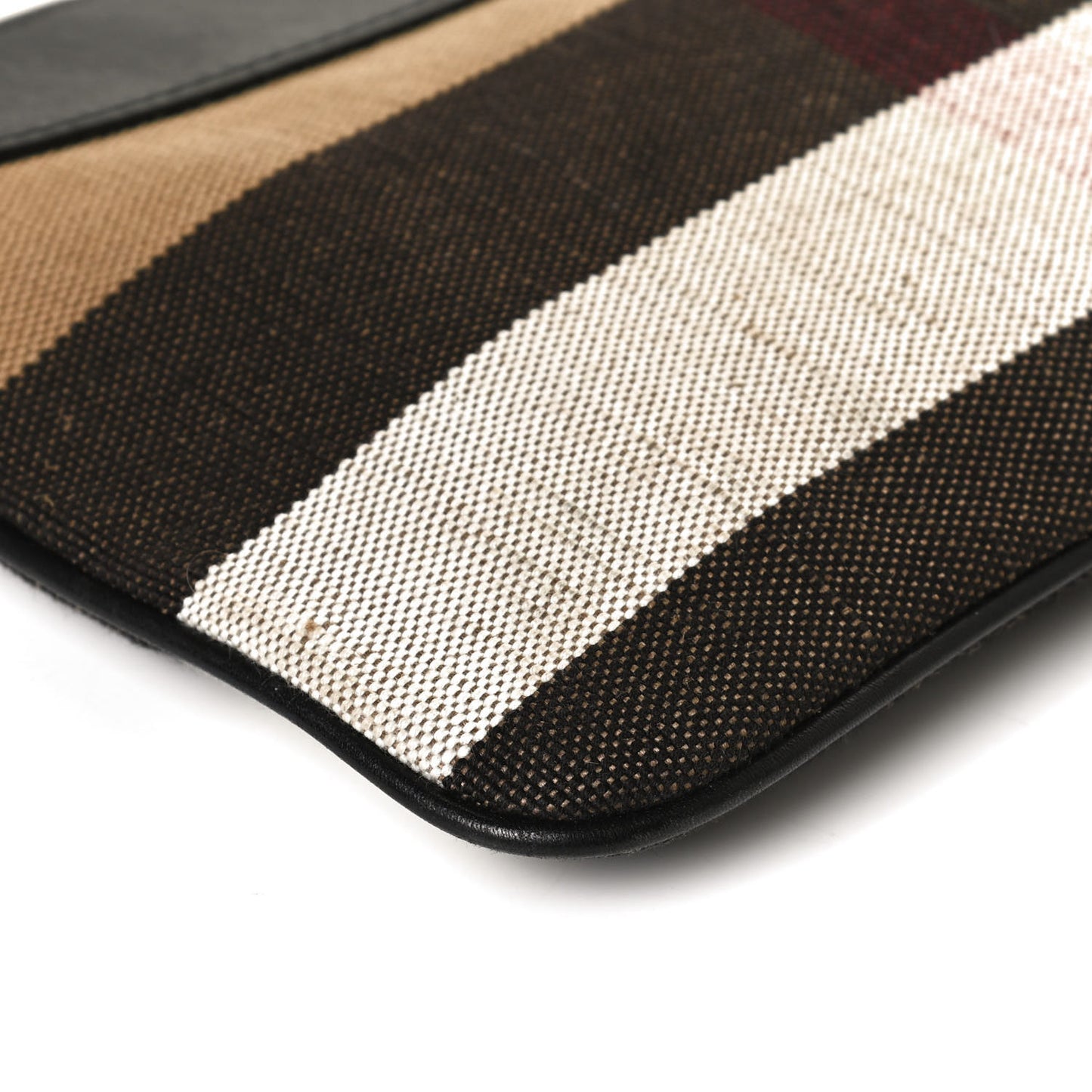 Mega Check Peyton Crossbody Clutch Bag Black