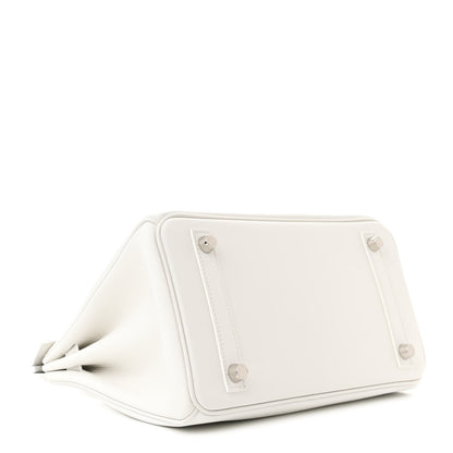 Hermes Swift Birkin 25 New White 4 of 12