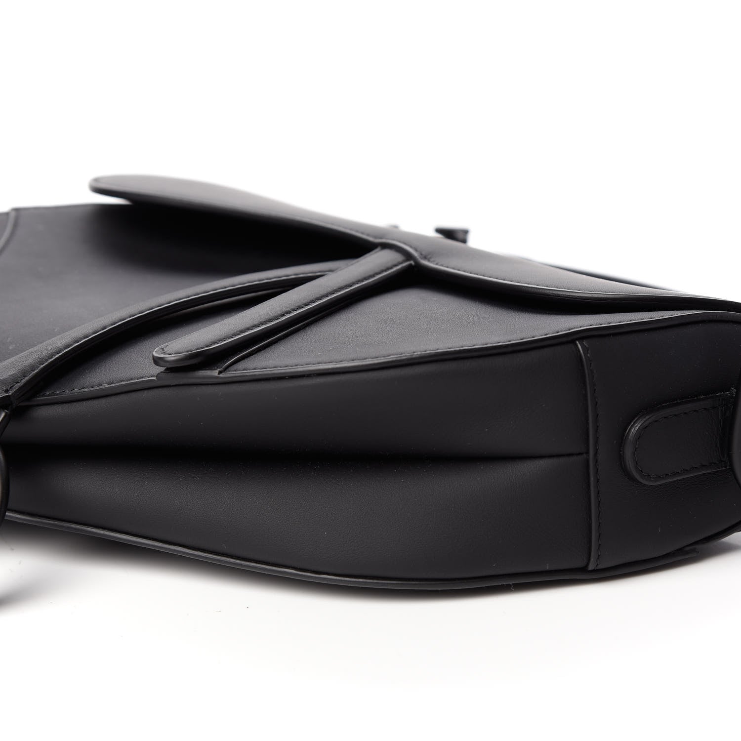 Christian Dior Ultra Matte Calfskin Saddle Bag Black 9 of 9
