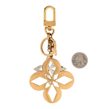 Louis Vuitton Malletage Blossom Bag Charm Key Holder 2 of 5